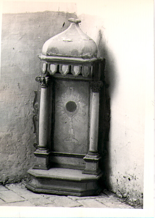 baldacchino - bottega Italia meridionale (fine/inizio secc. XVIII/ XIX)