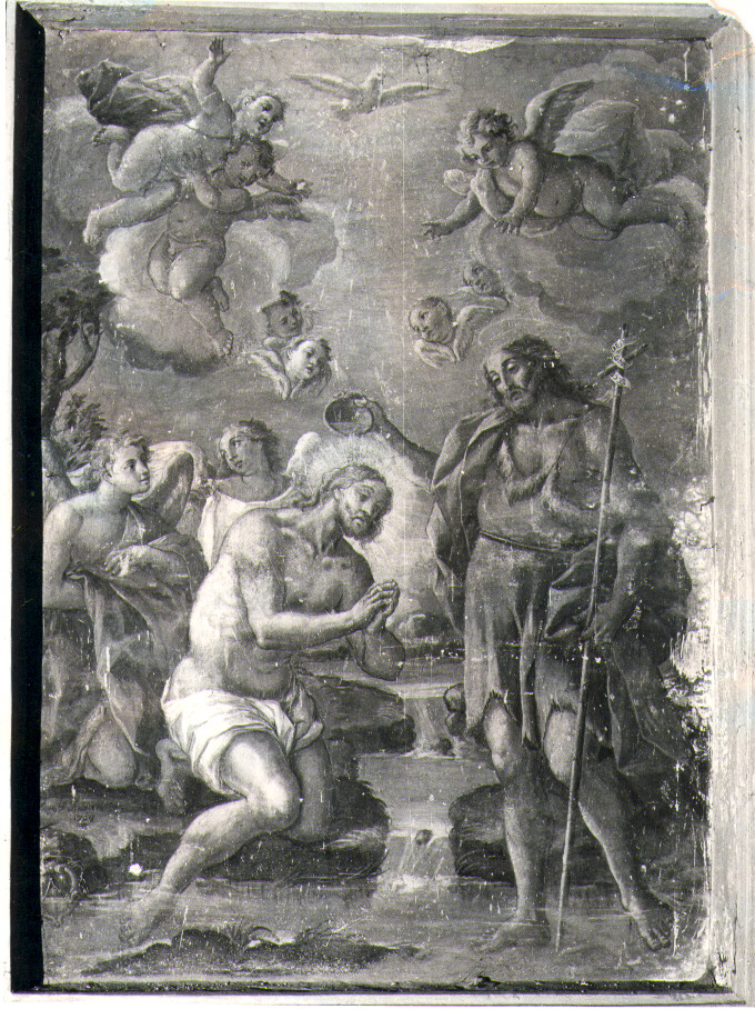 battesimo di Cristo (dipinto) di Palmieri Anselmo di Polla (sec. XVIII)