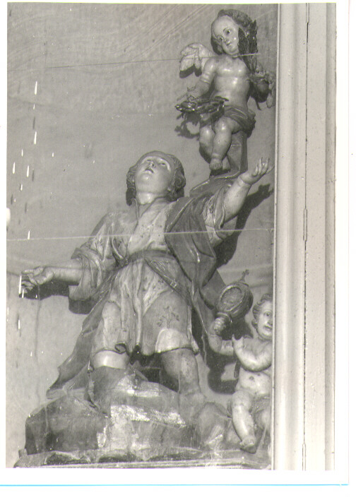 San Quirico, Santo (statua) - ambito napoletano (sec. XVIII)