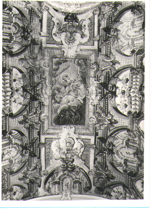 Madonna del Soccorso; Angeli; motivi decorativi, Madonna con angeli (decorazione pittorica) di Pascaretta Gerardo (sec. XVIII)