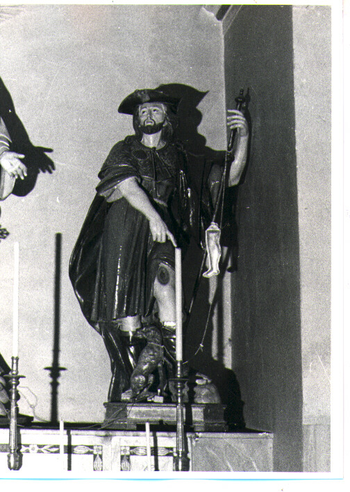 San Rocco (statua) - bottega Italia meridionale (prima metà sec. XVIII)