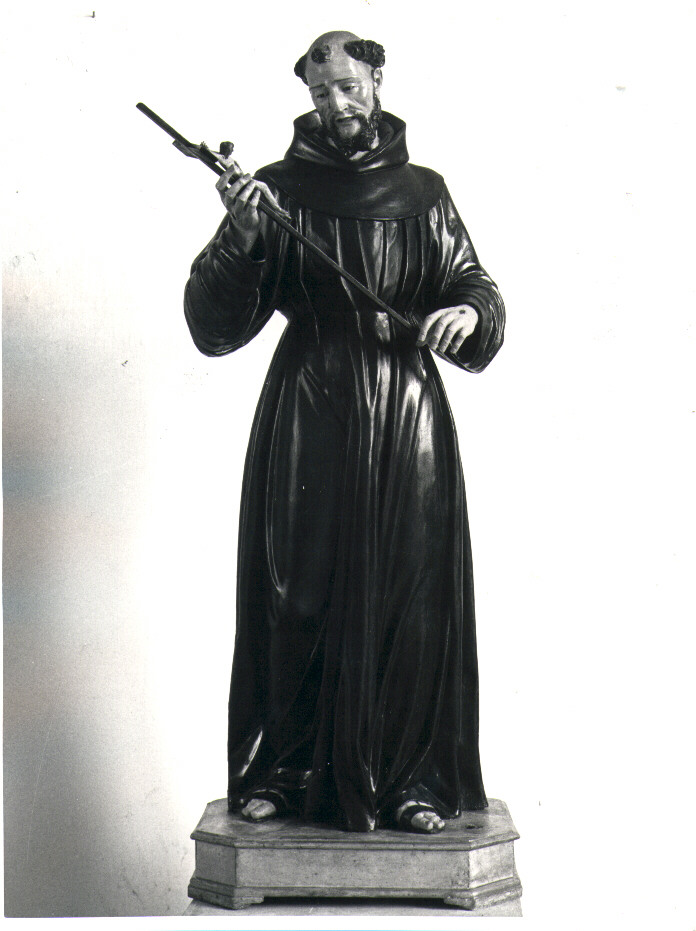 San Francesco d'Assisi (statua) - bottega napoletana (sec. XVII)