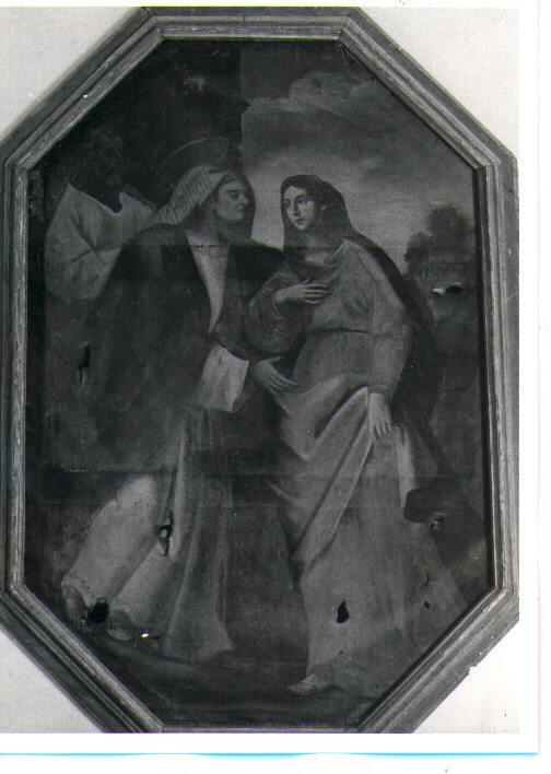 visitazione (dipinto) di GA. AB (sec. XVIII)