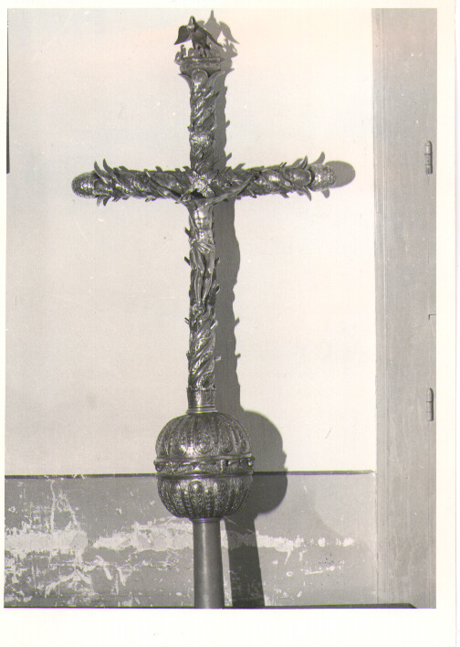 croce processionale - manifattura napoletana (fine sec. XVII)