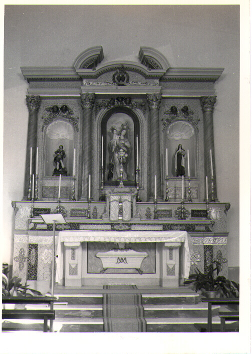 altare - bottega Italia meridionale (fine/inizio secc. XVIII/ XIX)