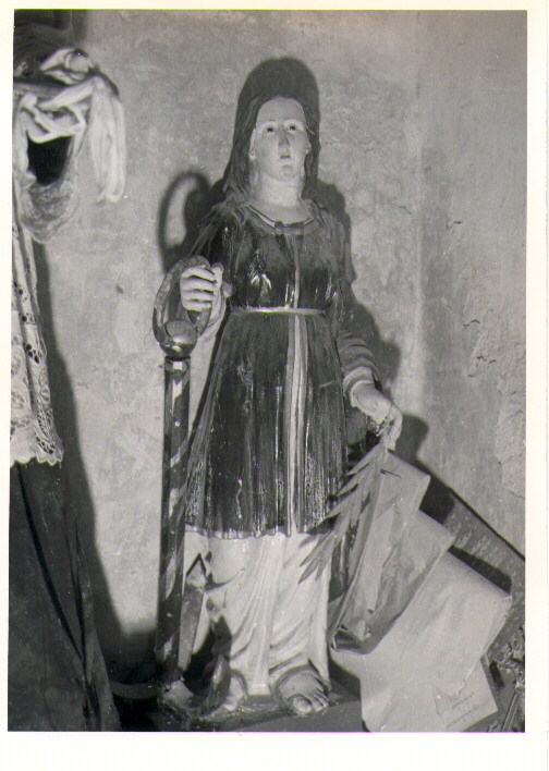 Santa Caterina d'Alessandria (statua) - bottega Italia meridionale (sec. XIX)