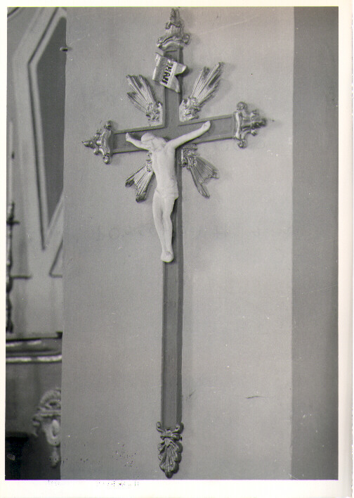 Cristo crocifisso (scultura) - bottega lucana (sec. XIX)
