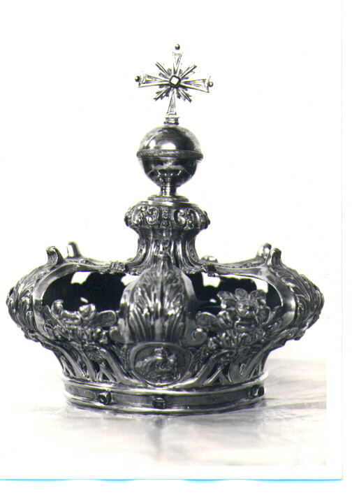 corona - bottega napoletana (fine/inizio secc. XVIII/ XIX)