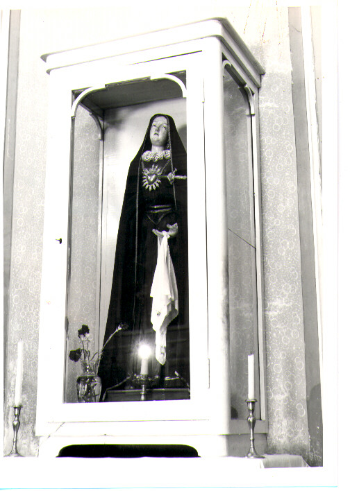 Madonna Addolorata (statua) - bottega Italia meridionale (seconda metà sec. XIX)