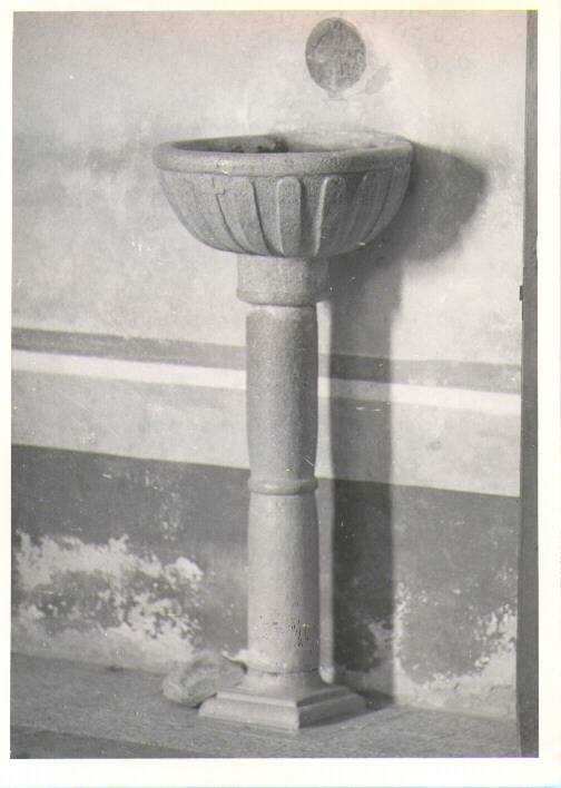 acquasantiera - bottega Italia meridionale (sec. XIX)