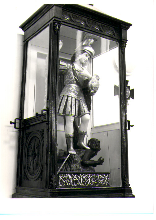 San Michele Arcangelo (statua) - bottega Italia meridionale (fine sec. XIX)