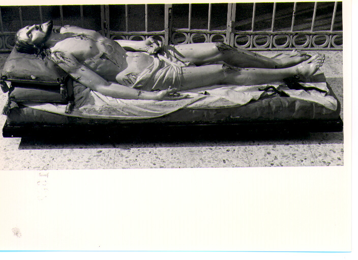 Cristo morto (statua) - bottega lucana (seconda metà sec. XIX)