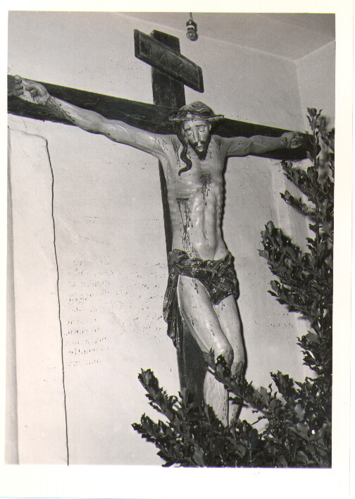 Cristo crocifisso (statua) - ambito lucano (metà sec. XVIII)