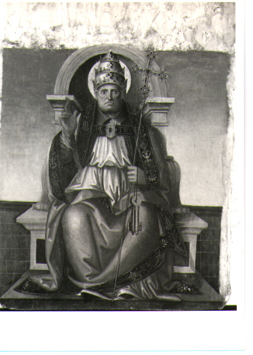 San Pietro (dipinto, elemento d'insieme) di Luce Giovanni (sec. XVI)