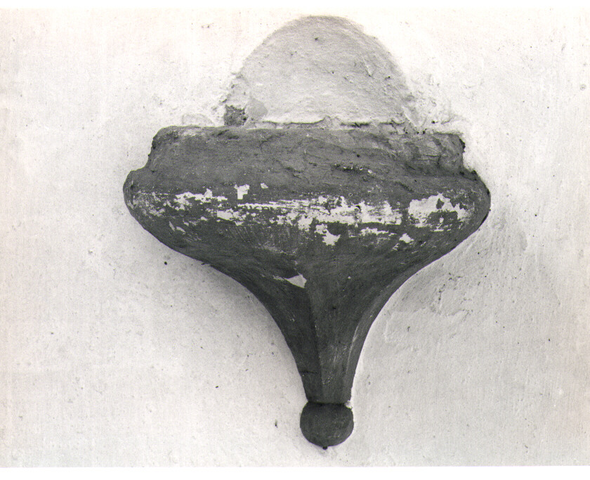 acquasantiera - bottega Italia meridionale (prima metà sec. XX)