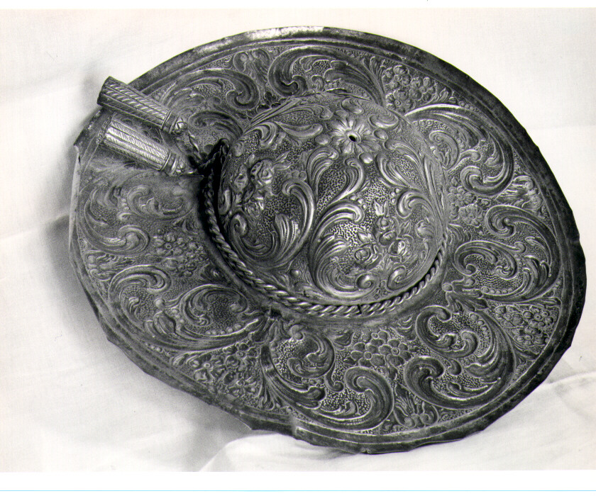 attributo iconografico di immagine sacra - bottega napoletana (metà sec. XIX)