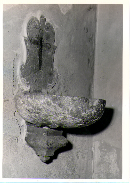 acquasantiera - bottega Italia meridionale (sec. XVIII)