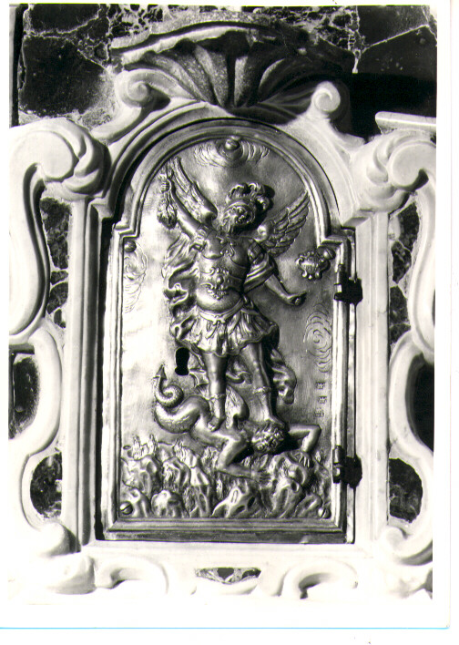 sportello di tabernacolo - ambito napoletano (sec. XVIII)