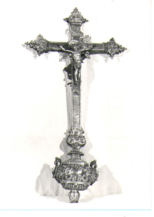 croce processionale - manifattura napoletana (sec. XVII)