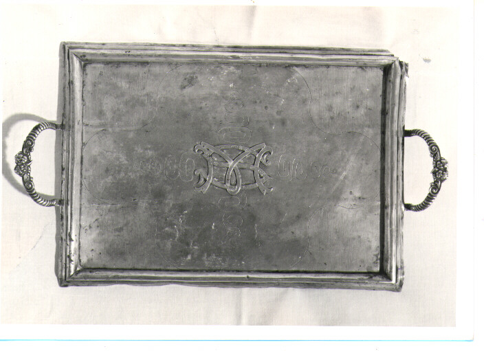 vassoio - manifattura lucana (sec. XIX)