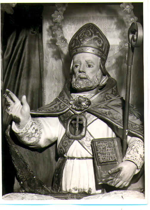 San Biagio (reliquiario - a busto) - ambito lucano (sec. XVIII)