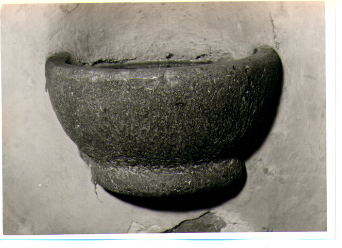 acquasantiera - bottega Italia meridionale (sec. XVIII)