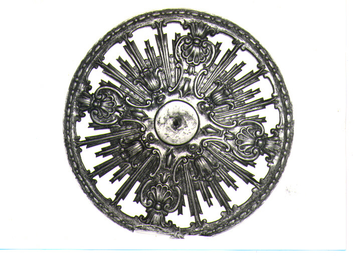 aureola di statua - manifattura napoletana (sec. XIX)