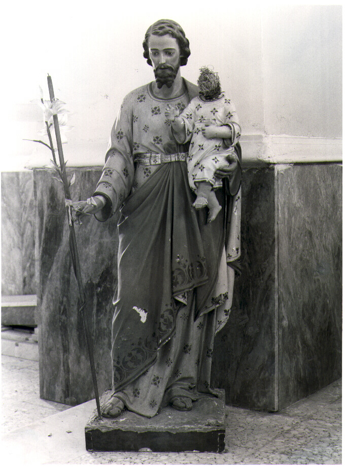 San Giuseppe e Gesù Bambino (statua) - bottega Italia meridionale (prima metà sec. XX)