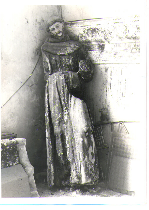 San Francesco d'Assisi (statua) - bottega Italia meridionale (fine/inizio secc. XVII/ XVIII)