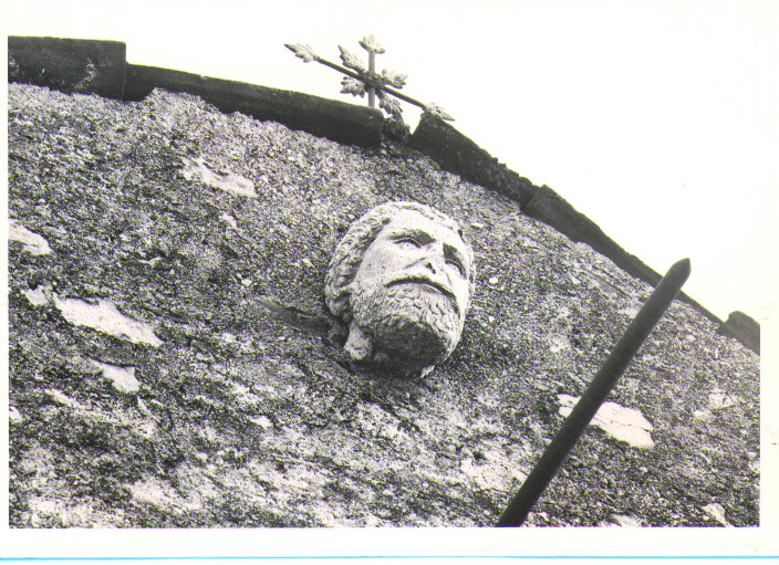 testa d'uomo (scultura) - bottega Italia meridionale (fine/inizio secc. III/ IV)