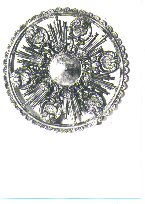 aureola di statua - bottega napoletana (seconda metà sec. XVIII)