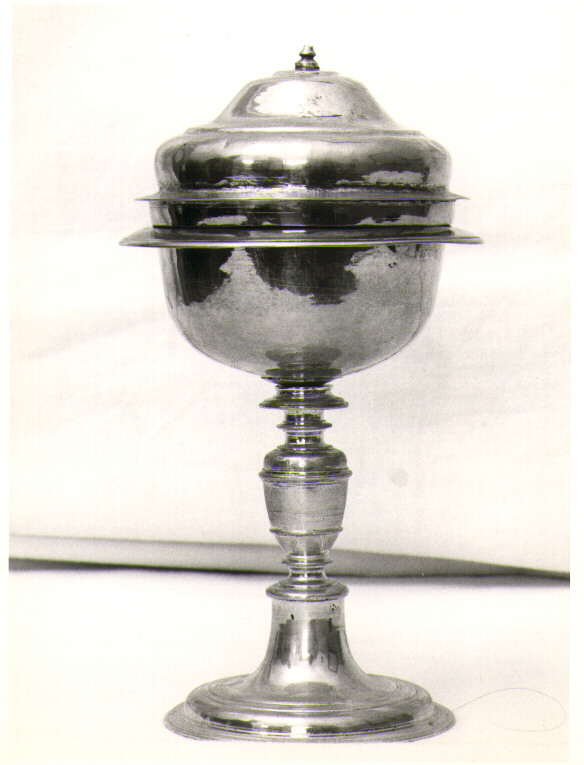 pisside - bottega napoletana (fine/inizio secc. XVIII/ XIX)