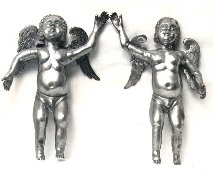 angelo (scultura, frammento) - bottega napoletana (sec. XIX)