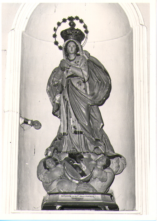 Madonna Immacolata (scultura) - bottega Italia meridionale (prima metà sec. XIX)