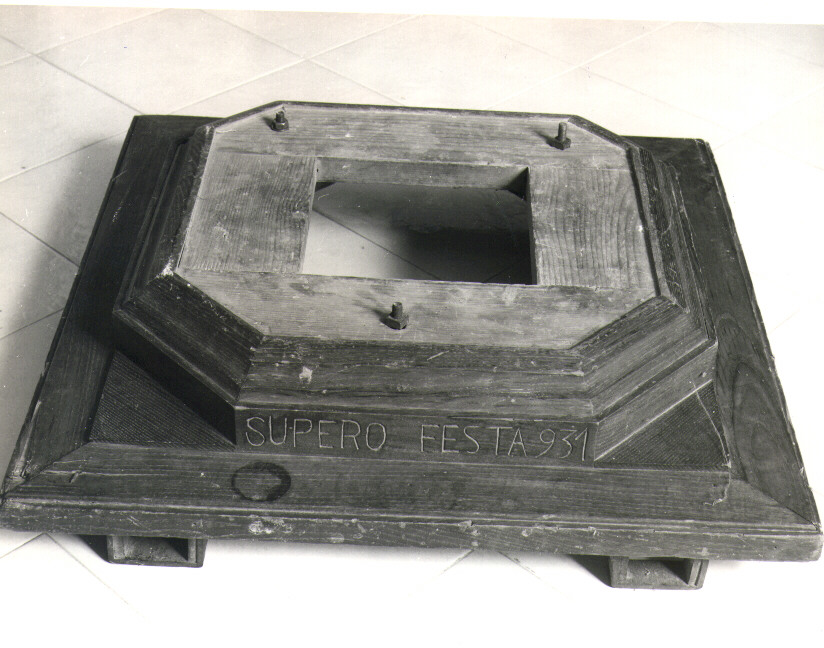 base processionale - bottega lucana (sec. XX)