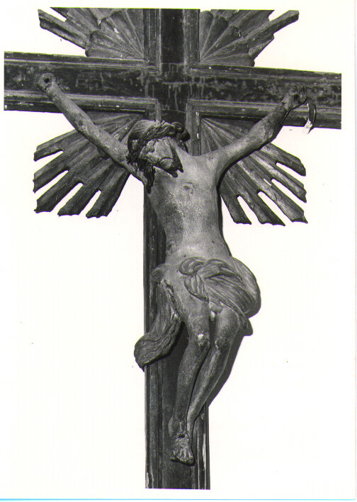 Cristo crocifisso (scultura) - bottega Italia meridionale (prima metà sec. XIX)