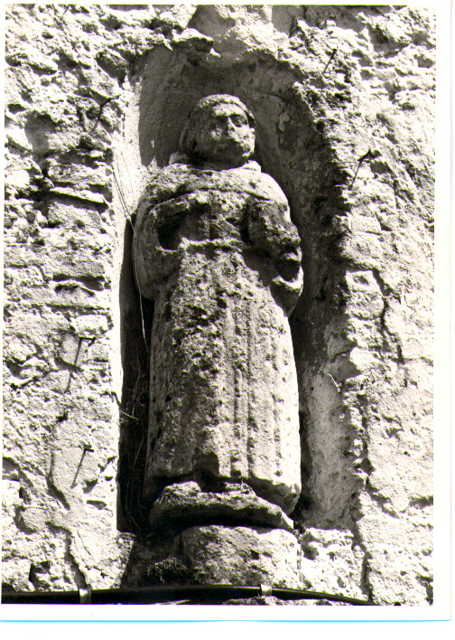 Santo francescano (scultura) - bottega Italia meridionale (sec. XVI)