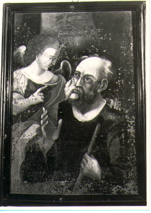 San Matteo e l'angelo (dipinto) - ambito Italia meridionale (sec. XVII)