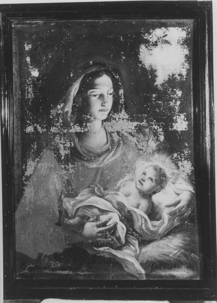 Madonna con Bambino (dipinto) - ambito Italia meridionale (sec. XVII)