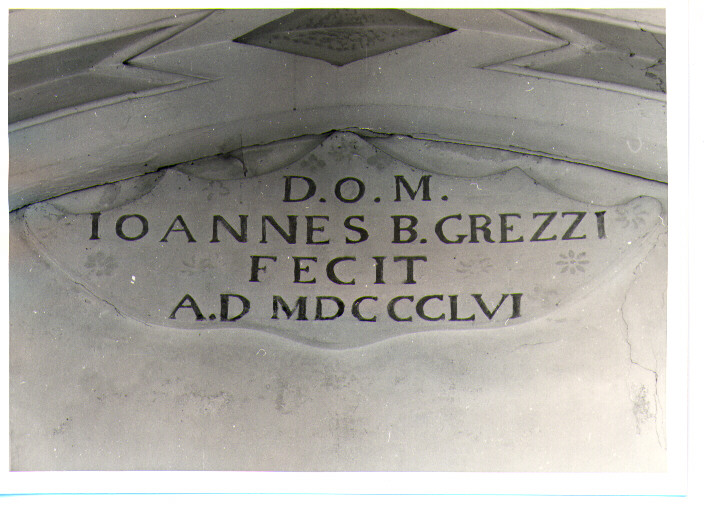 lapide documentaria - bottega lucana (sec. XIX)