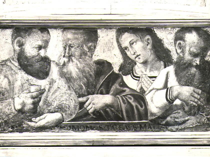 apostoli (scomparto di polittico, elemento d'insieme) di Simone da Firenze (attribuito) (sec. XVI)