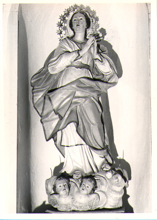 Madonna Assunta (statua) - bottega Italia meridionale (fine/inizio secc. XVIII/ XIX)