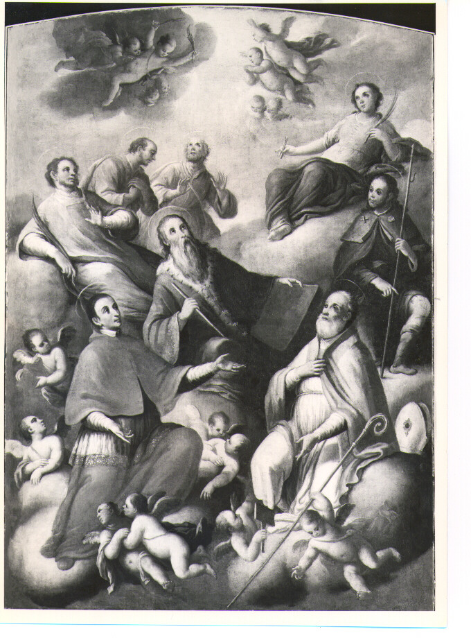 Santi (dipinto) - ambito napoletano (fine/inizio secc. XVII/ XVIII)