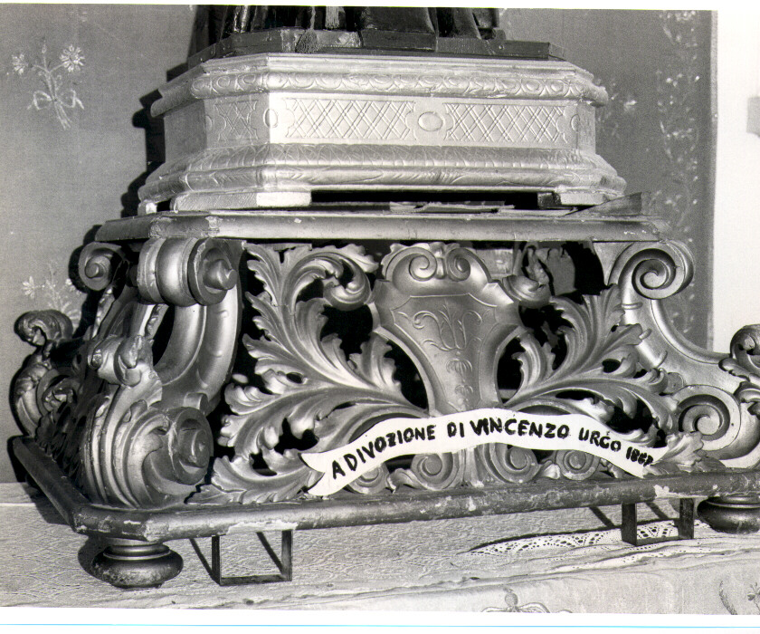 base processionale - bottega napoletana (seconda metà sec. XIX)