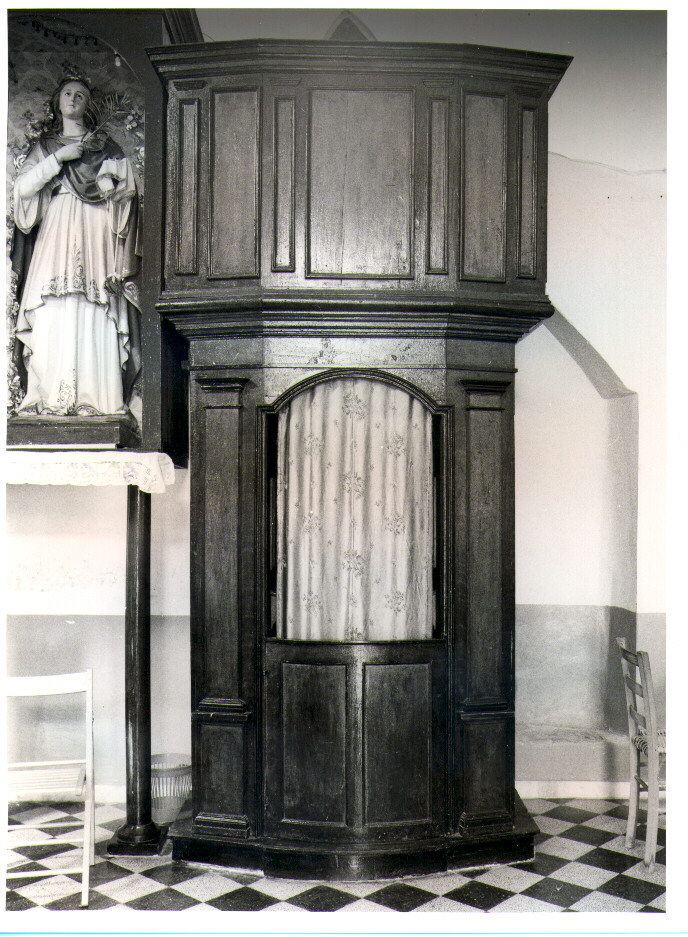 pulpito - bottega lucana (fine/inizio secc. XIX/ XX)