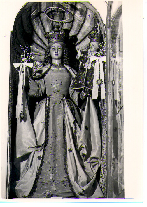 Madonna del Rosario (statua) - bottega napoletana (secc. XVII/ XIX)