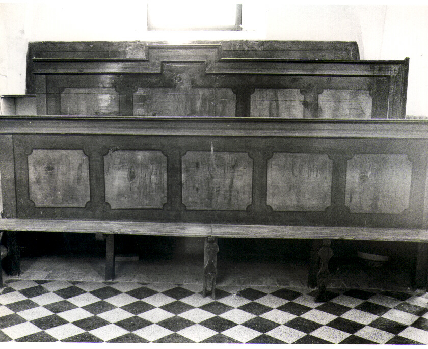 stalli del coro - bottega Italia meridionale (sec. XIX)