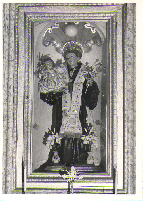 Sant'Antonio da Padova (statua) - bottega napoletana (fine/inizio secc. XVII/ XVIII)