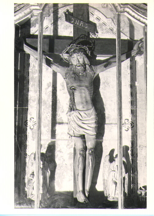 Cristo crocifisso (scultura) - bottega Italia meridionale (seconda metà sec. XVI)