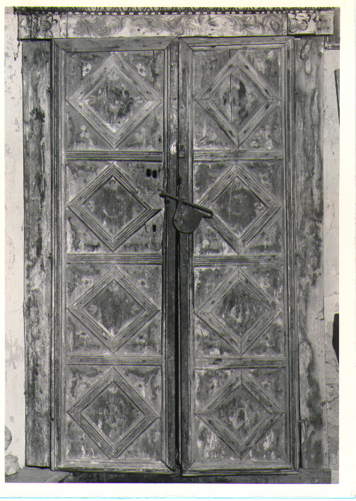 porta - bottega lucana (fine/inizio secc. XVII/ XVIII)